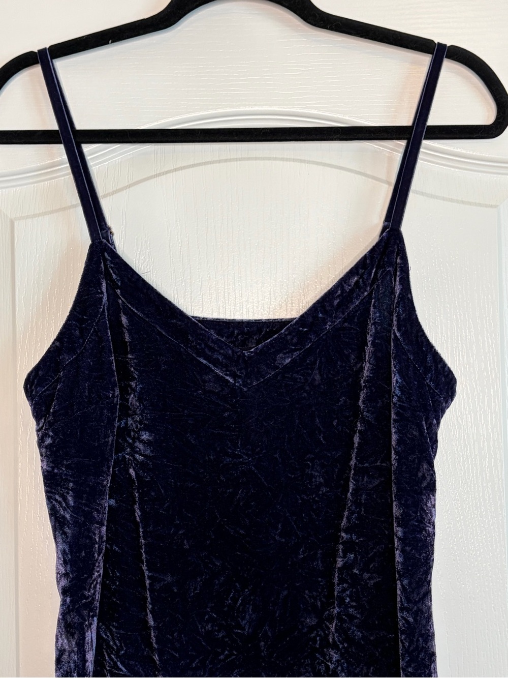 Anthropologie Shania Velvet Slip Dress - Saphire Purple - Picture 5 of 6